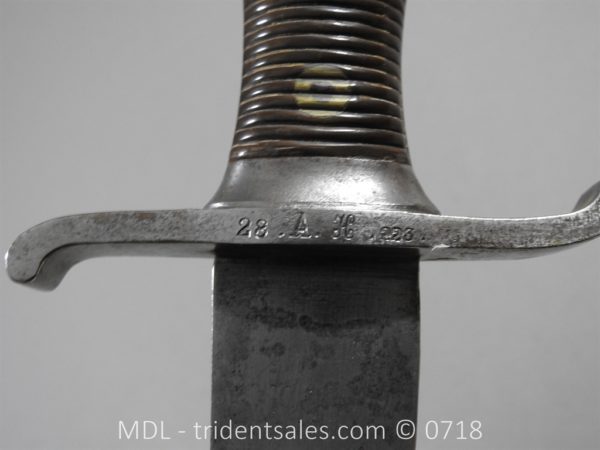 Saxony Artillery Sidearm c 1880 - 81 - Image 11