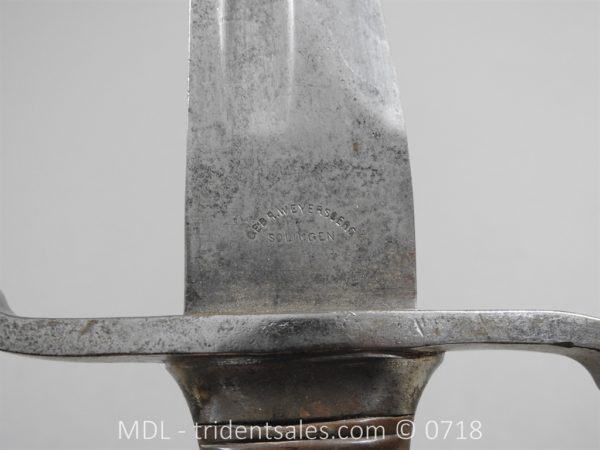 Saxony Artillery Sidearm c 1880 - 81 - Image 10