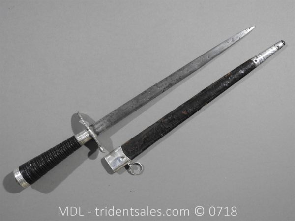 English Silver Mounted Naval Dirk - Image 20