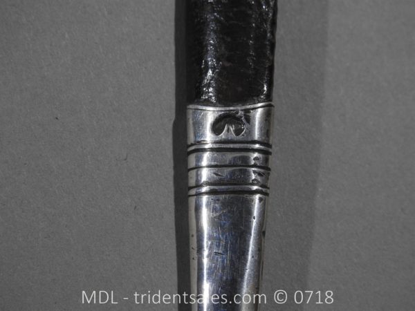 English Silver Mounted Naval Dirk - Image 13