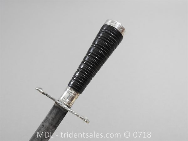 English Silver Mounted Naval Dirk - Image 10