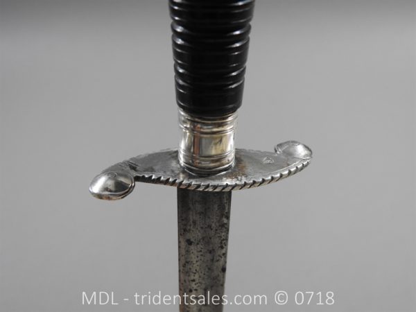 English Silver Mounted Naval Dirk - Image 8