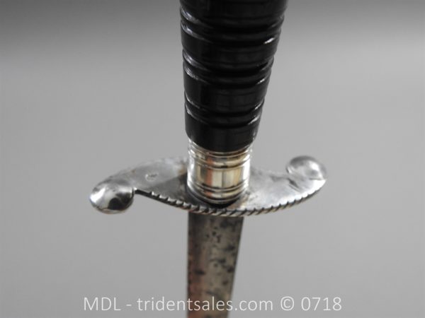 English Silver Mounted Naval Dirk - Image 7