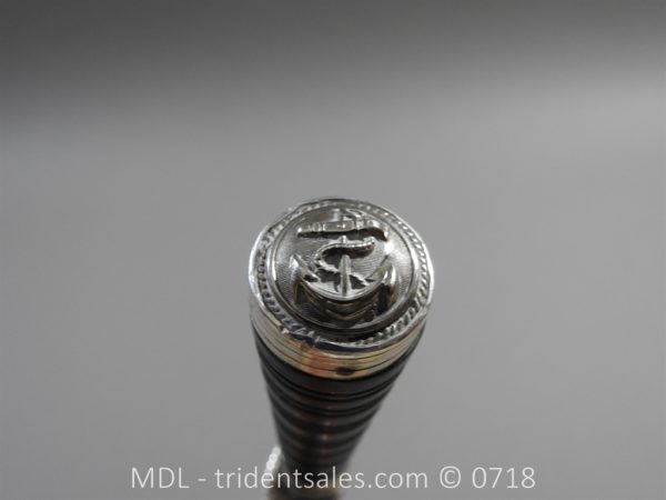 English Silver Mounted Naval Dirk - Image 5