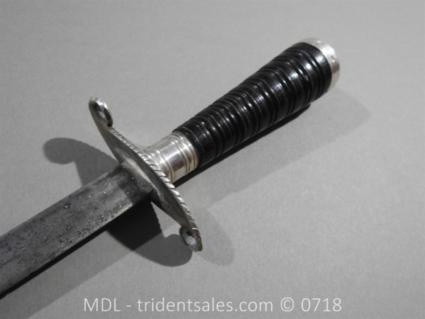 English Silver Mounted Naval Dirk - Image 4