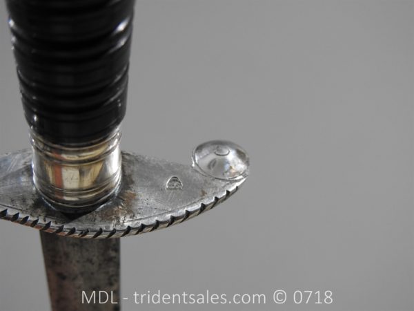 English Silver Mounted Naval Dirk - Image 3