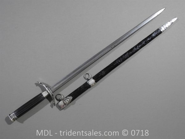 Silver Mounted Naval Dirk c 1800