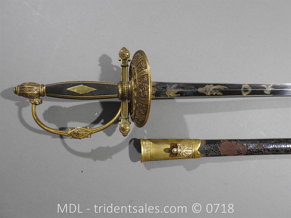 French Superior Officer's Blue and Gilt Epee - Image 33