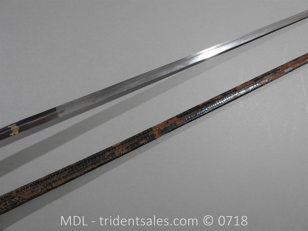 French Superior Officer's Blue and Gilt Epee - Image 28