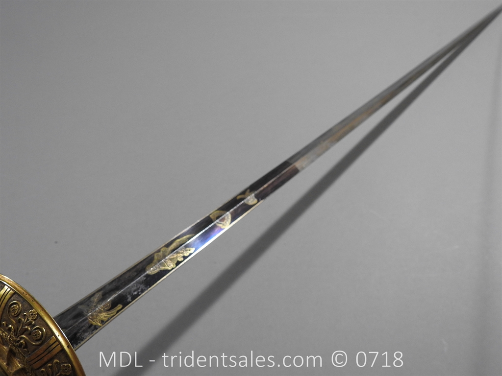 French Superior Officer's Blue and Gilt Epee - Image 21