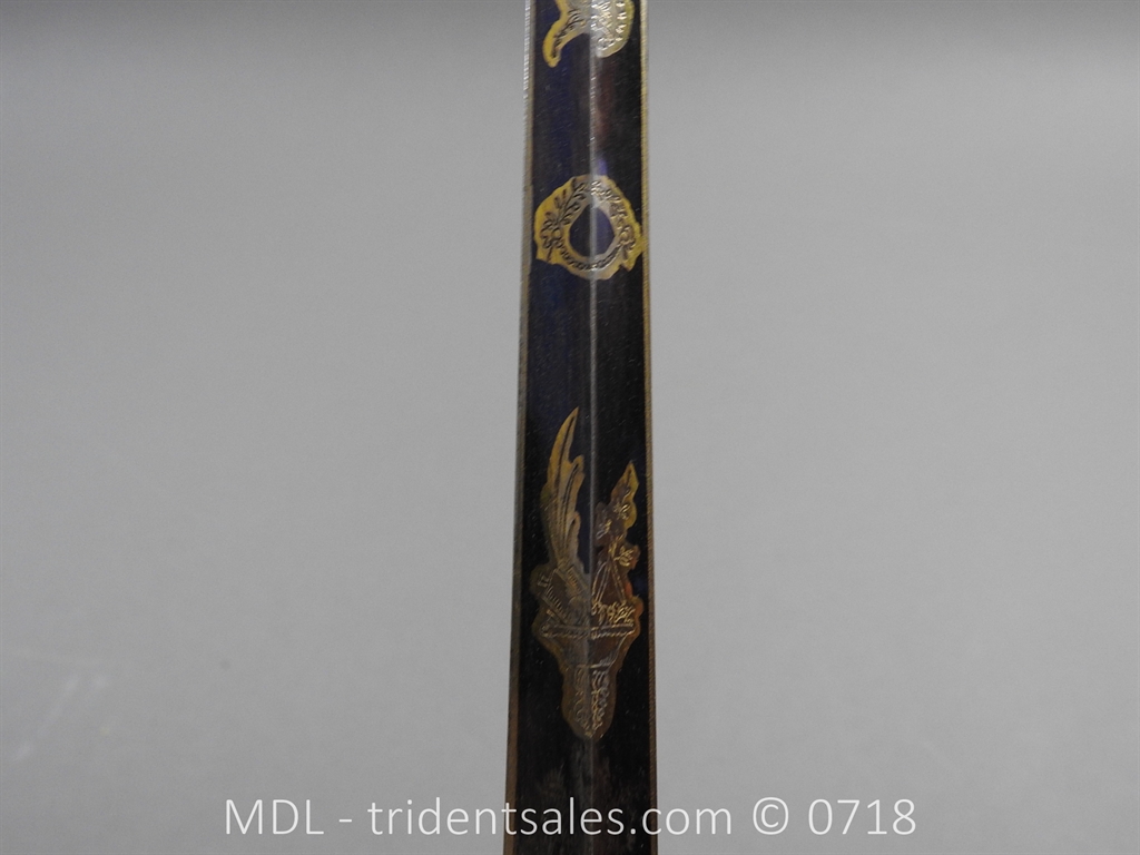 French Superior Officer's Blue and Gilt Epee - Image 19