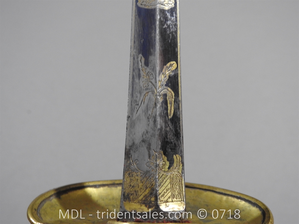 French Superior Officer's Blue and Gilt Epee - Image 16