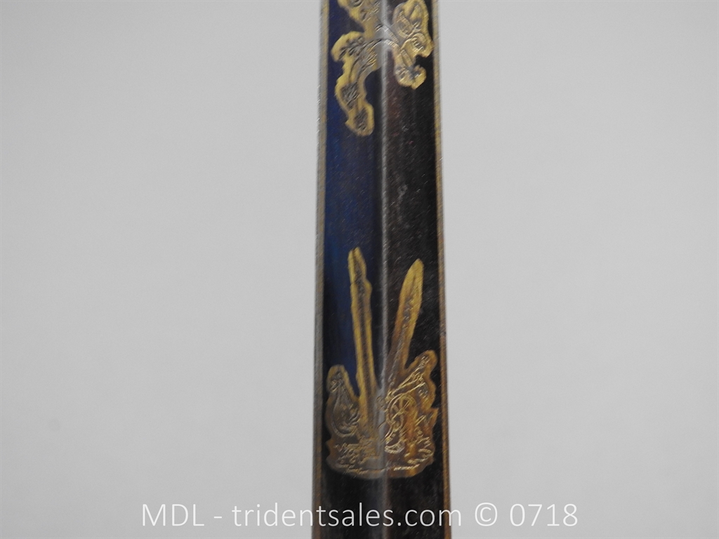 French Superior Officer's Blue and Gilt Epee - Image 15