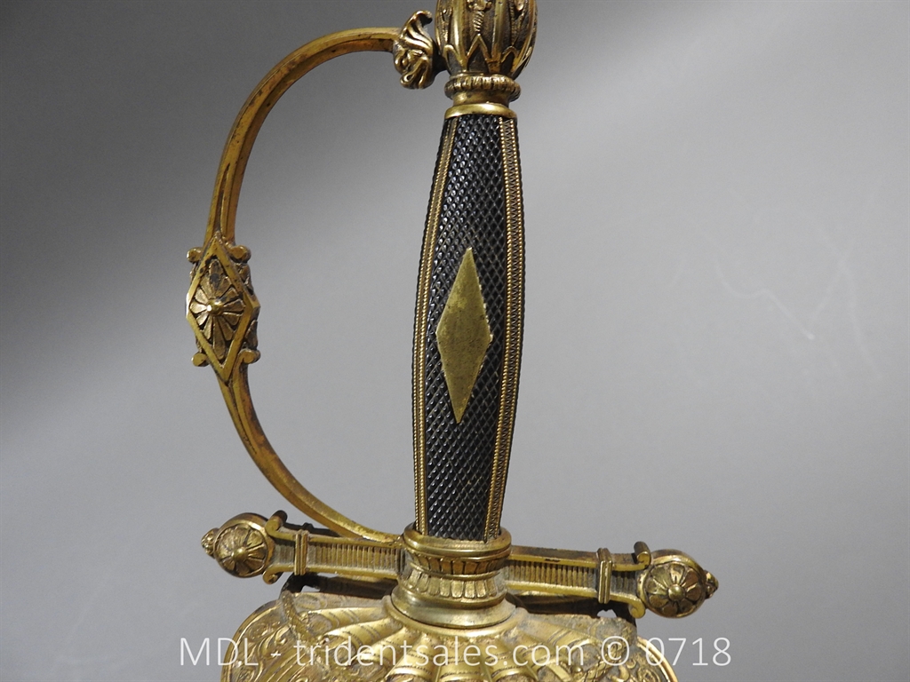 French Superior Officer's Blue and Gilt Epee - Image 11