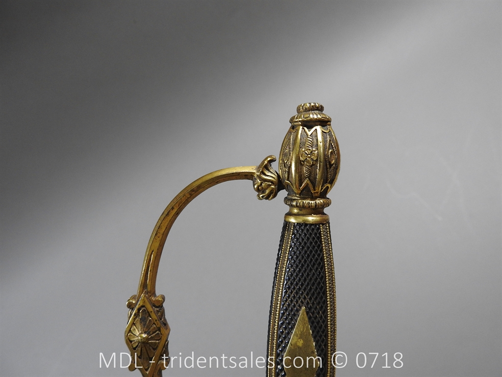 French Superior Officer's Blue and Gilt Epee - Image 10