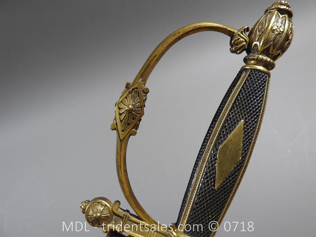 French Superior Officer's Blue and Gilt Epee - Image 9