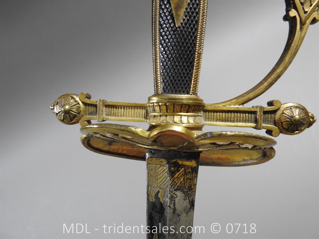 French Superior Officer's Blue and Gilt Epee - Image 7