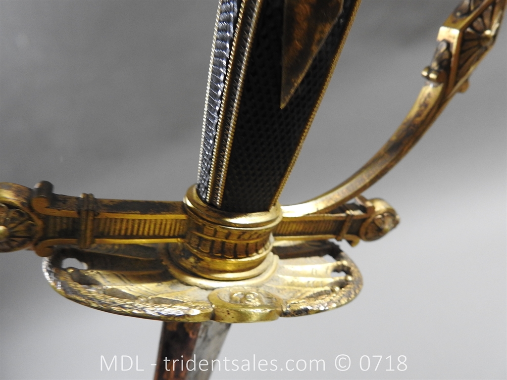 French Superior Officer's Blue and Gilt Epee - Image 6