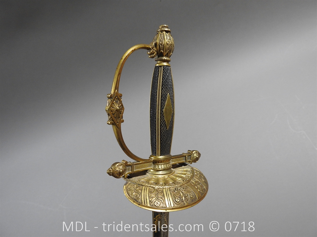 French Superior Officer's Blue and Gilt Epee - Image 3