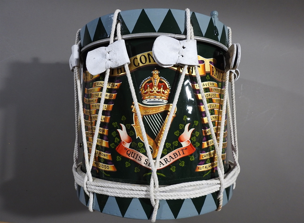 Irish Connaught Rangers Regimental Drum dated 1916 - Image 3