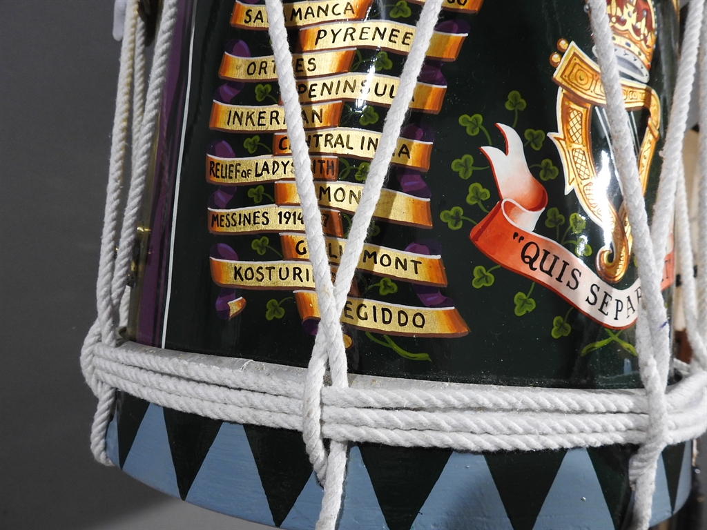 Irish Connaught Rangers Regimental Drum dated 1916 - Image 6