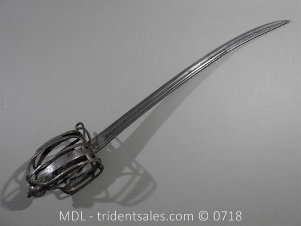 Scottish Basket Hilt Hanger Short Sword c1700 - Image 23