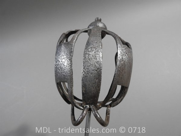 Scottish Basket Hilt Hanger Short Sword c1700 - Image 12