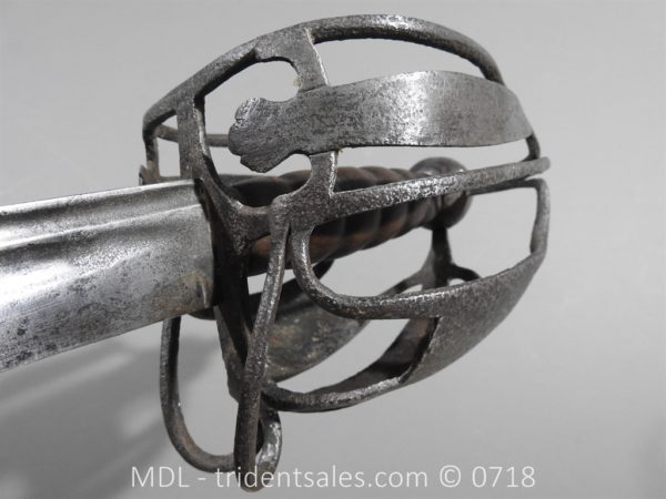 Scottish Basket Hilt Hanger Short Sword c1700 - Image 4