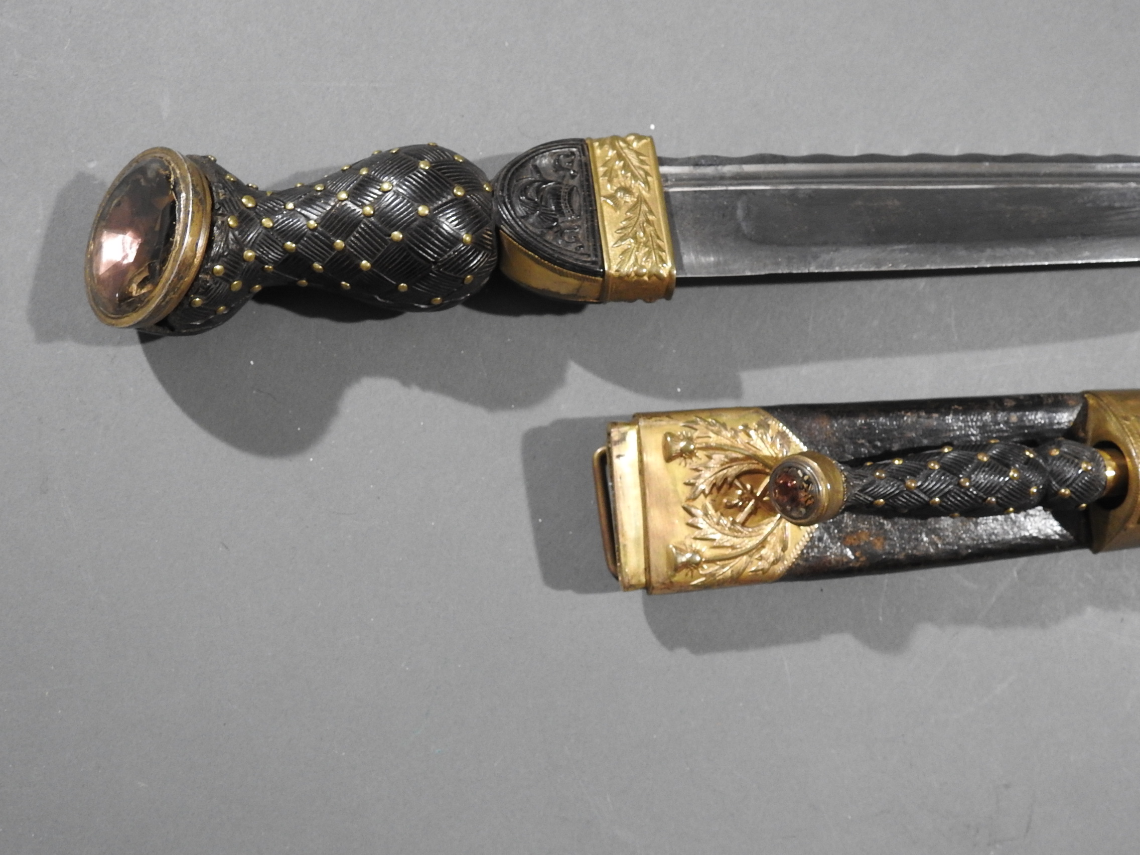 Georgian Presentation Cameron Highlanders Dirk - Image 2