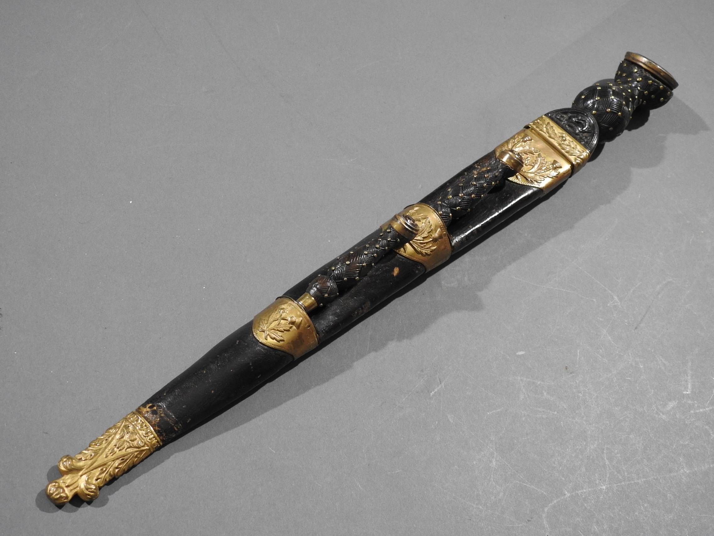 Georgian Presentation Cameron Highlanders Dirk - Image 3