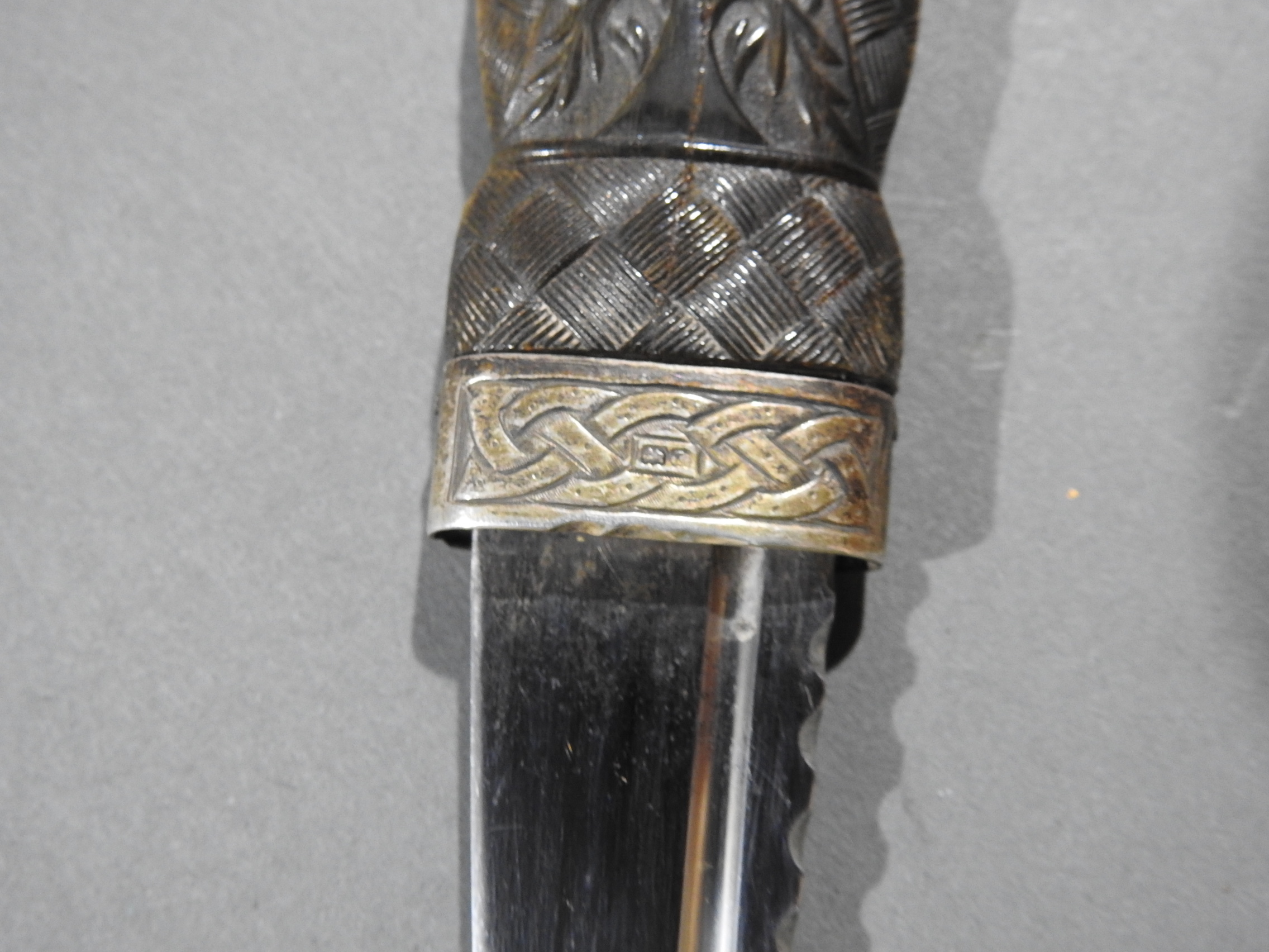 Scottish Silver Hallmarked Sgian Dubh - Image 5