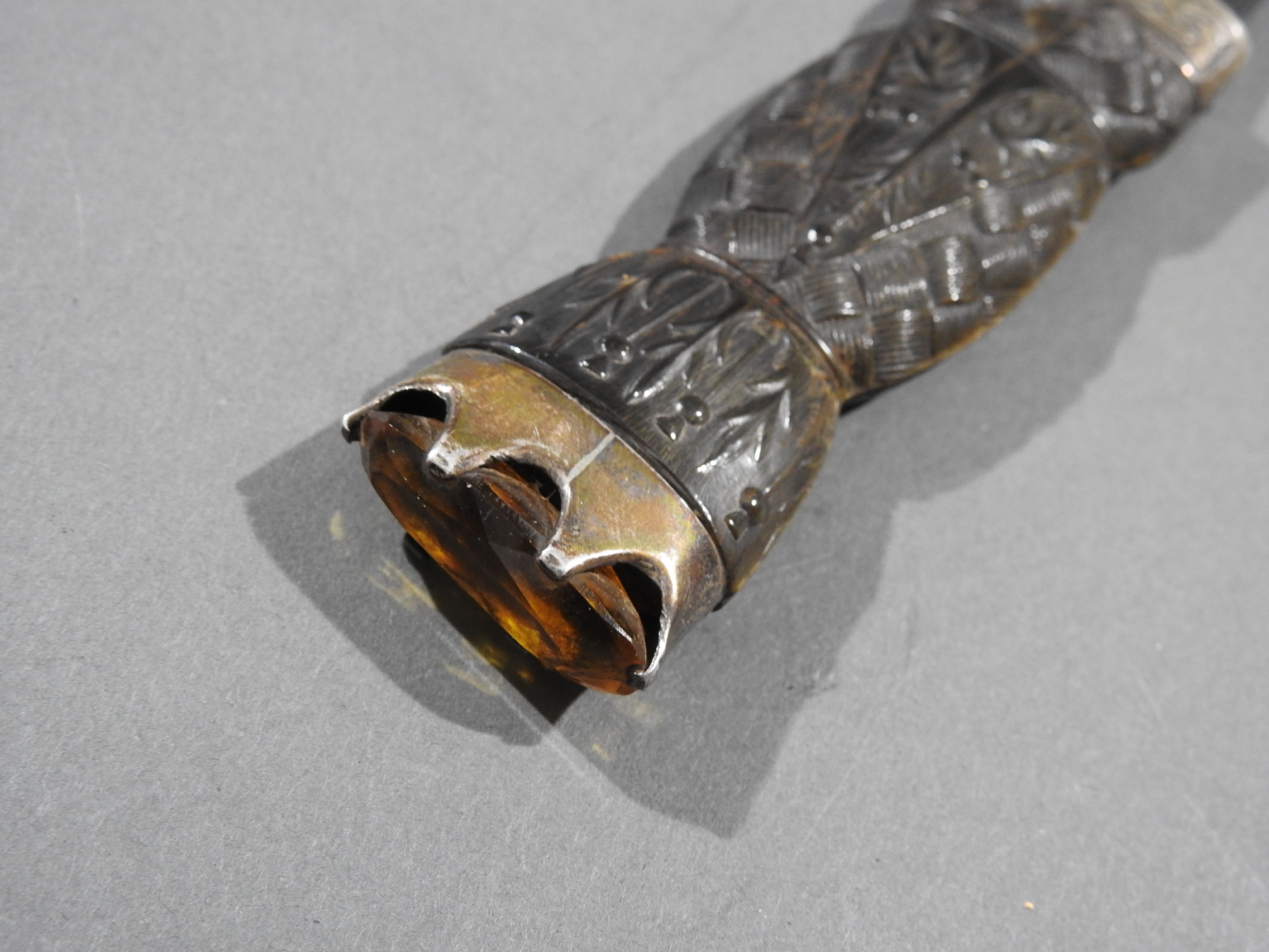 Scottish Silver Hallmarked Sgian Dubh - Image 4