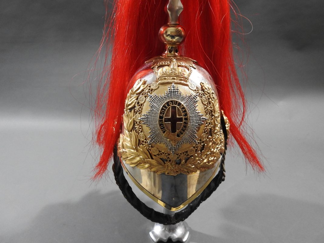 Horse Guards Officers Full Dress Helmet Michael D Long Ltd Antique