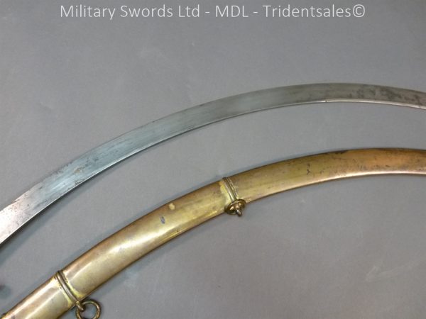 English Officers 1796 Sword Brass Hilt and Scabbard - Image 18
