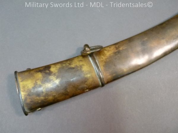 English Officers 1796 Sword Brass Hilt and Scabbard - Image 16