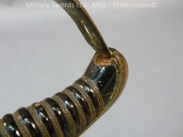 English Officers 1796 Sword Brass Hilt and Scabbard - Image 8