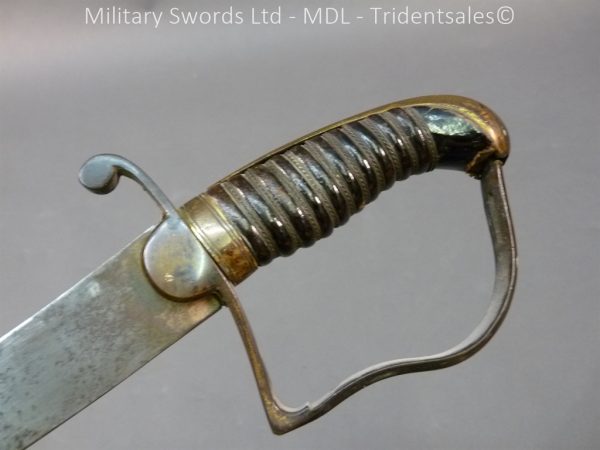 English Officers 1796 Sword Brass Hilt and Scabbard - Image 7