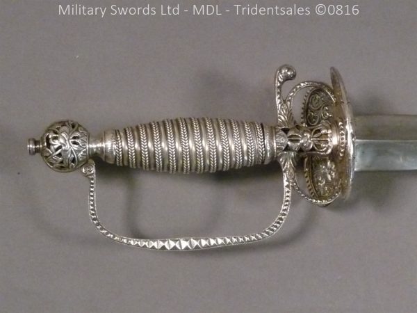 Silver Hilted English 18th Century Sword - Image 2
