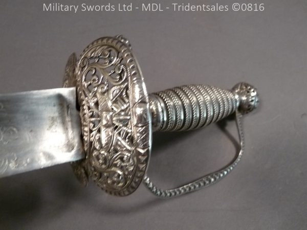 Silver Hilted English 18th Century Sword - Image 8