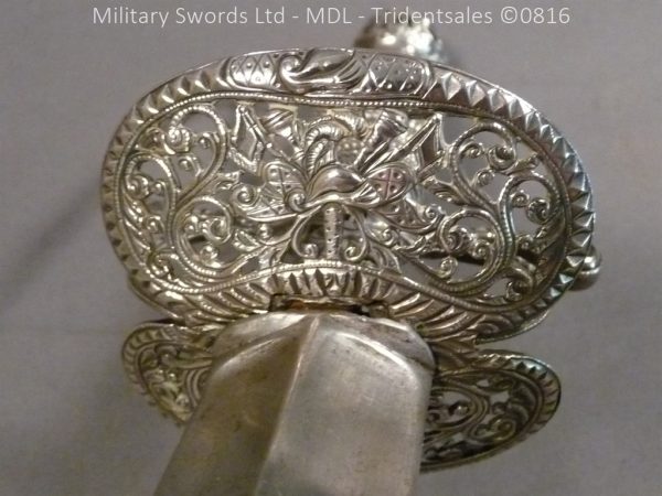 Silver Hilted English 18th Century Sword - Image 10