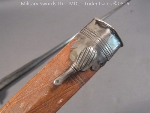 Silver Hilted 18th Century English Sword and Scabbard - Image 20