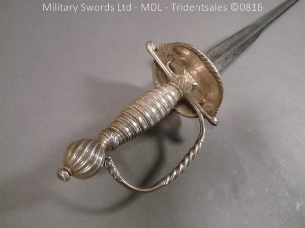 Silver Hilted 18th Century English Sword and Scabbard - Image 17