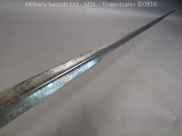 Silver Hilted 18th Century English Sword and Scabbard - Image 16