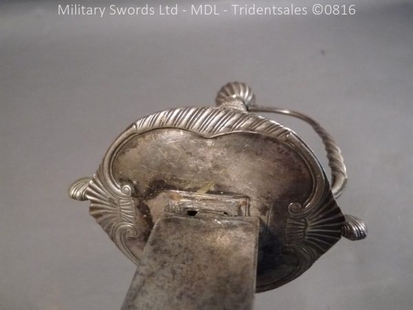 Silver Hilted 18th Century English Sword and Scabbard - Image 12