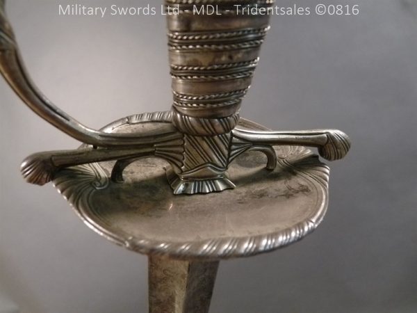 Silver Hilted 18th Century English Sword and Scabbard - Image 10