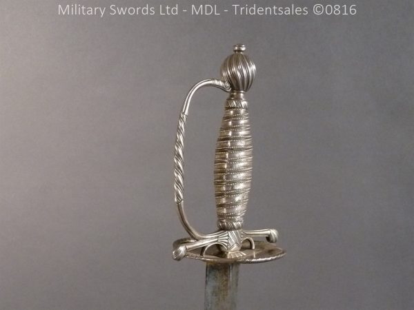 Silver Hilted 18th Century English Sword and Scabbard - Image 5
