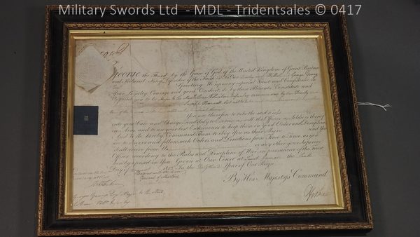 1796 Midlothian Vol Infantry Officers sword - Major G Young - Image 2