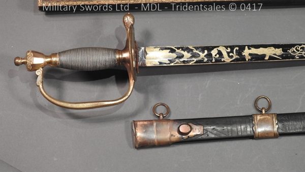 1796 Midlothian Vol Infantry Officers sword - Major G Young - Image 37