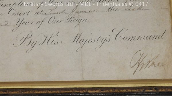 1796 Midlothian Vol Infantry Officers sword - Major G Young - Image 31