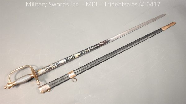 1796 Midlothian Vol Infantry Officers sword - Major G Young - Image 28